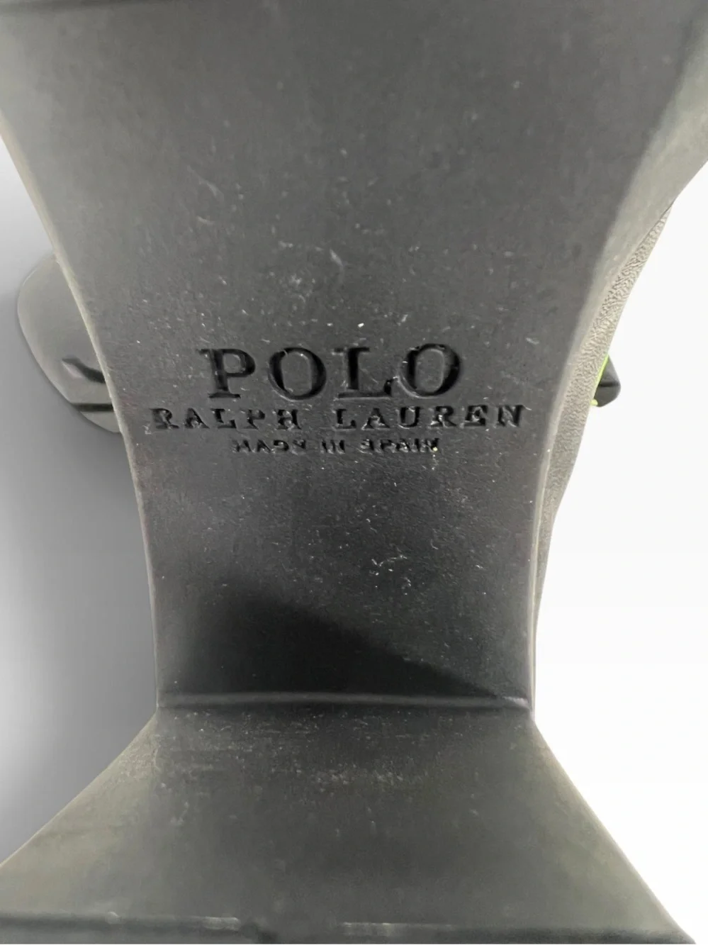 Polo Ralph Lauren Hester Platform Duck Boots in Black/Neon Green